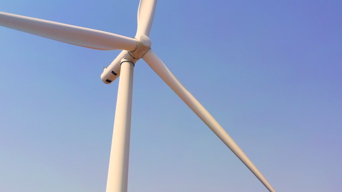 清洁能源风轮机新能源发电高清素材
