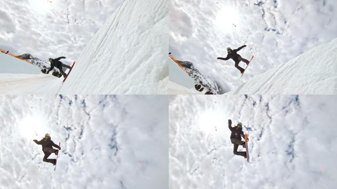 速度坡道男子滑雪板手