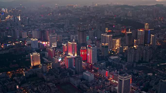 昆明市中心夜景