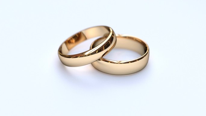 结婚戒指对戒婚礼结婚信物