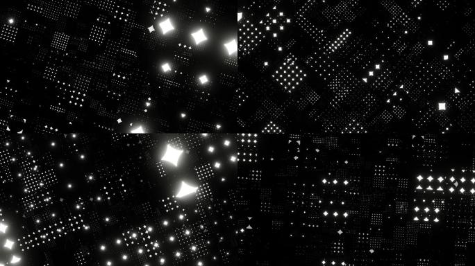 抽象技术背景舞台LED黑白
