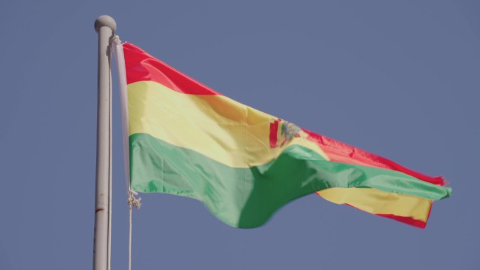 4k-玻利维亚旗帜