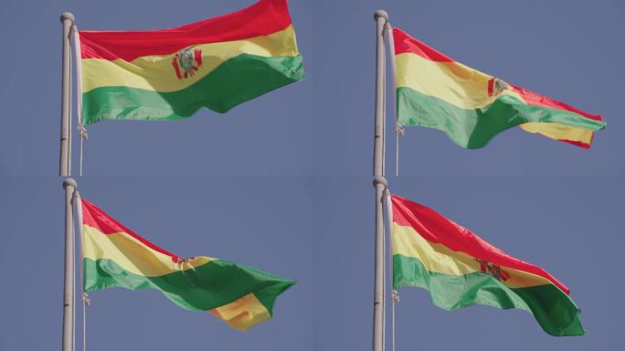 4k-玻利维亚旗帜
