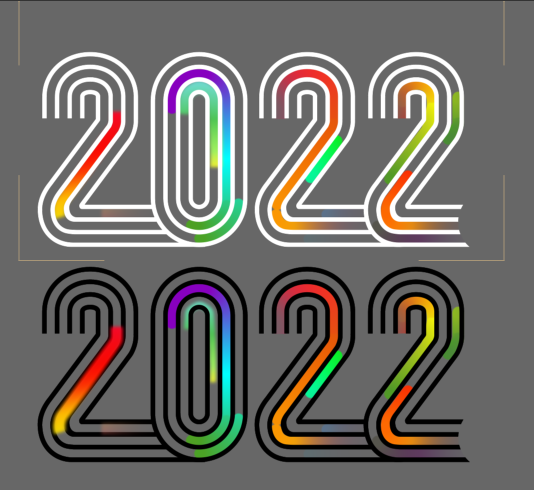 2022彩色通道数字