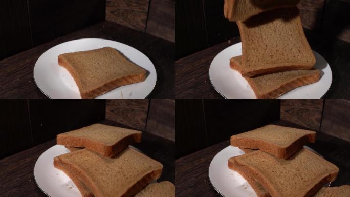 面包 手撕面包 手撕拉丝 面包美食A