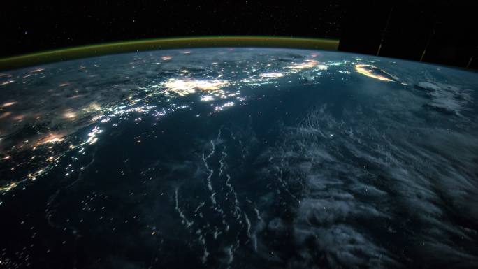 从太空看地球动画