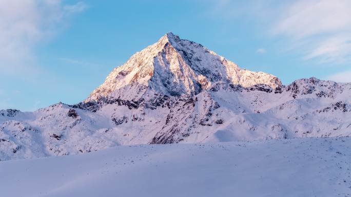 四川阿坝州黑水县三奥雪山多谷巴雪山延时