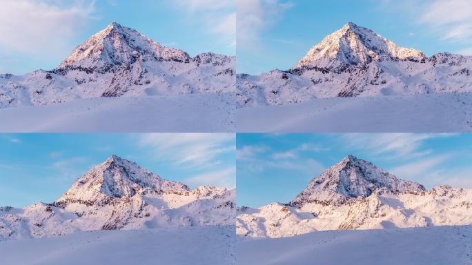 四川阿坝州黑水县三奥雪山多谷巴雪山延时