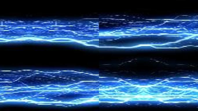 电流光线粒子流动线