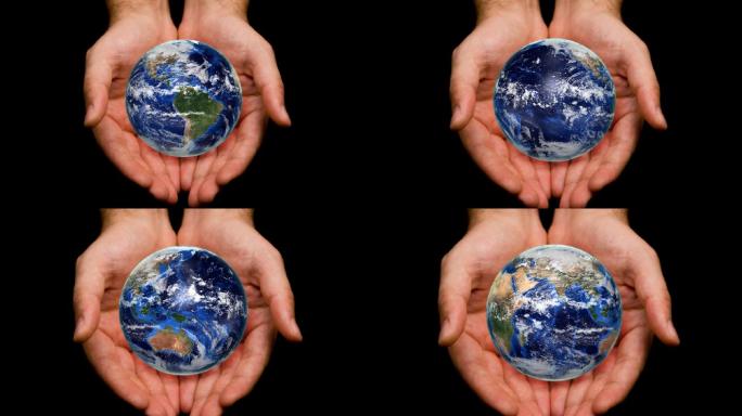 手握地球轨道世界地图