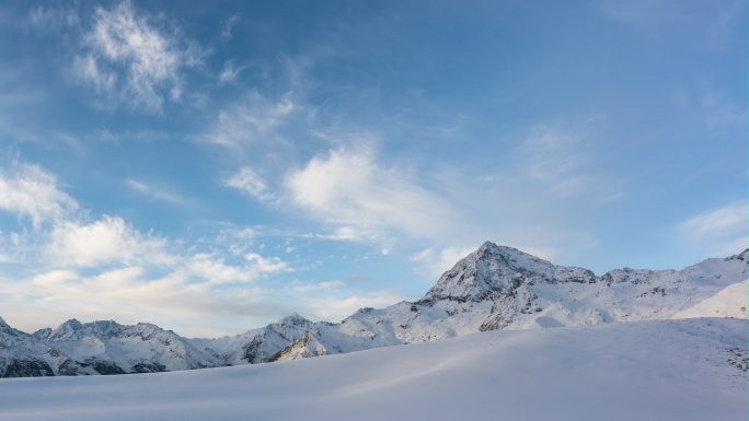 四川阿坝州黑水县三奥雪山多谷巴营地延时