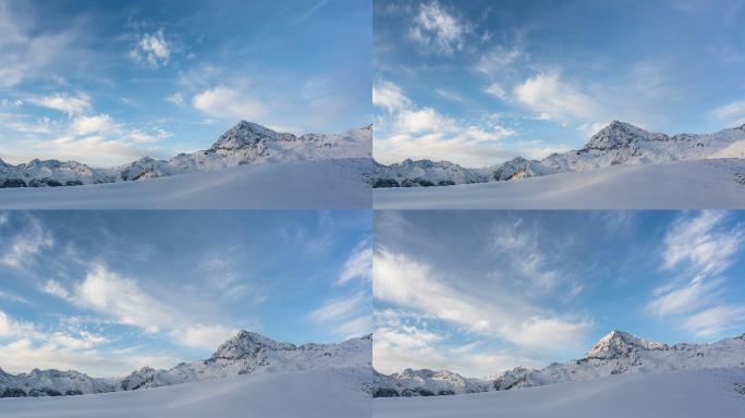 四川阿坝州黑水县三奥雪山多谷巴营地延时