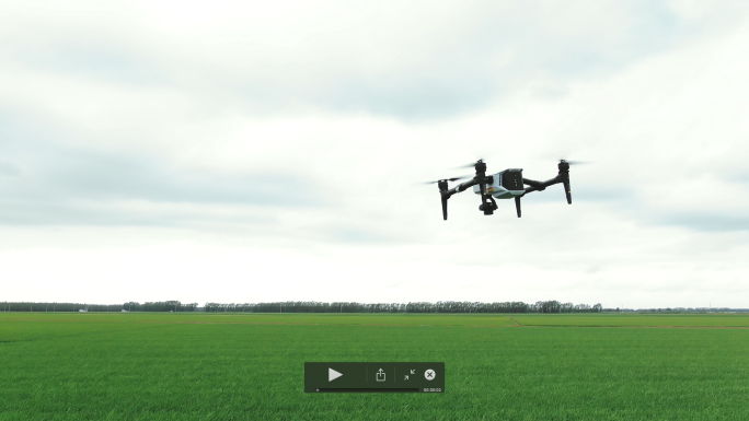 4k遥感无人机智慧农业无人机操作视频素材