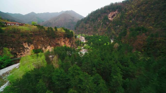 秦岭山里的风景