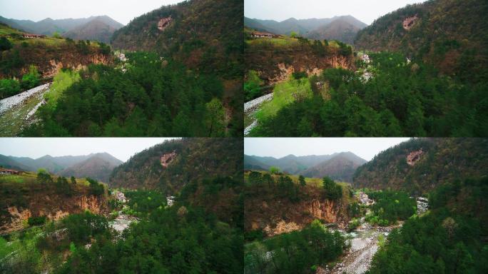 秦岭山里的风景