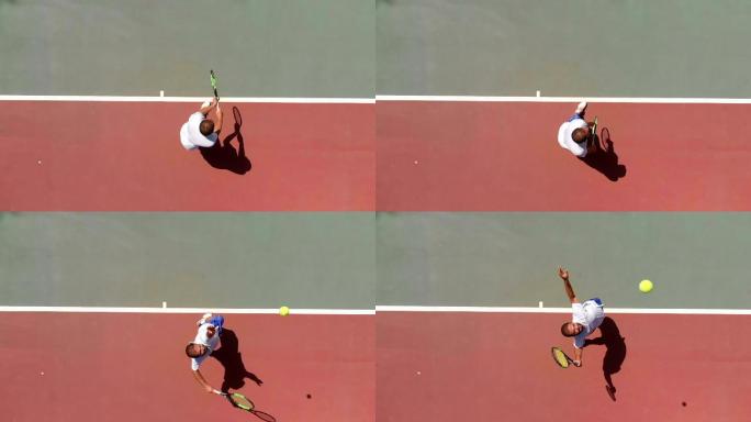 网球运动员健康游戏斗争