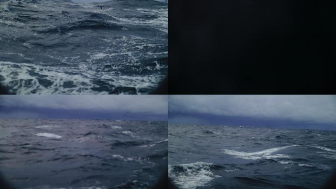 波涛汹涌的大海海水海面海浪风浪巨浪大浪