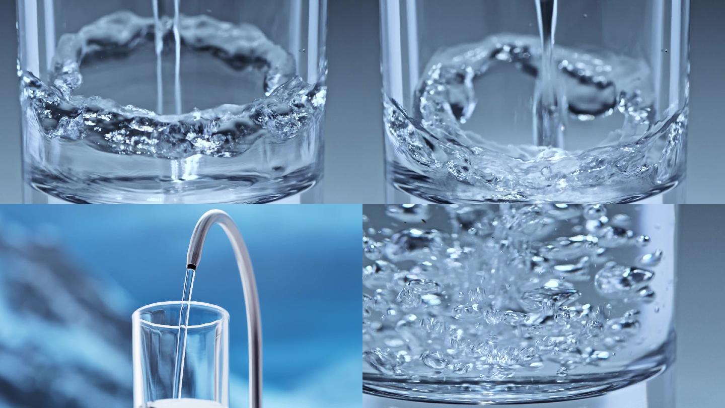 水源纯净水净水器过滤水矿泉水水珠饮用水