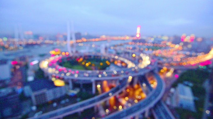 上海南浦大桥夜景