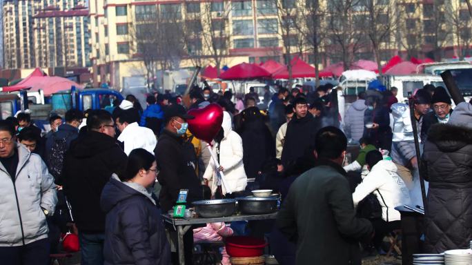 路边饭店，年集，人间烟火气