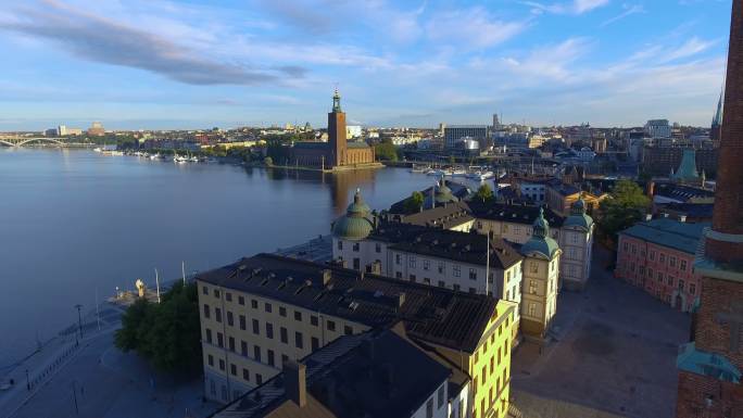 斯德哥尔摩市政厅鸟瞰图