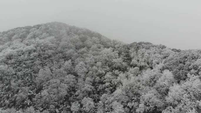 南川金佛山雪景航拍