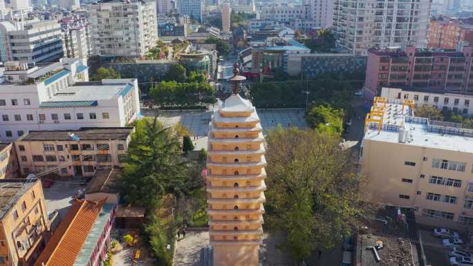 昆明市地标建筑东西寺塔