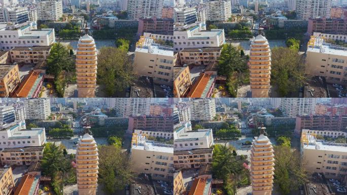 昆明市地标建筑东西寺塔