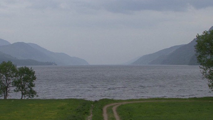 尼斯湖。内斯湖英国风光苏格兰