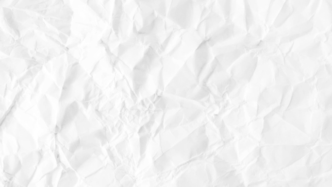 4K褶皱白色纸张MG定格动画