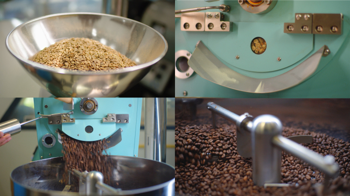 咖啡豆的生产加工研磨咖啡豆