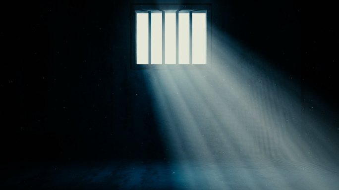 监狱铁窗光照动画