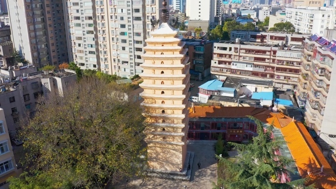 昆明市地标建筑东西寺塔