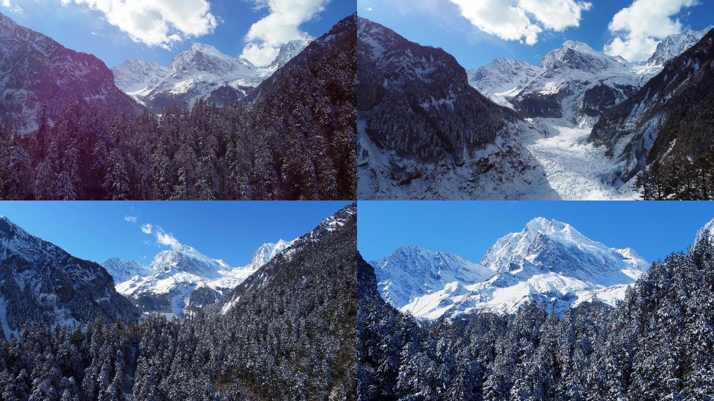 贡嘎雪山主峰  蜀山之王 海螺沟贡嘎雪山