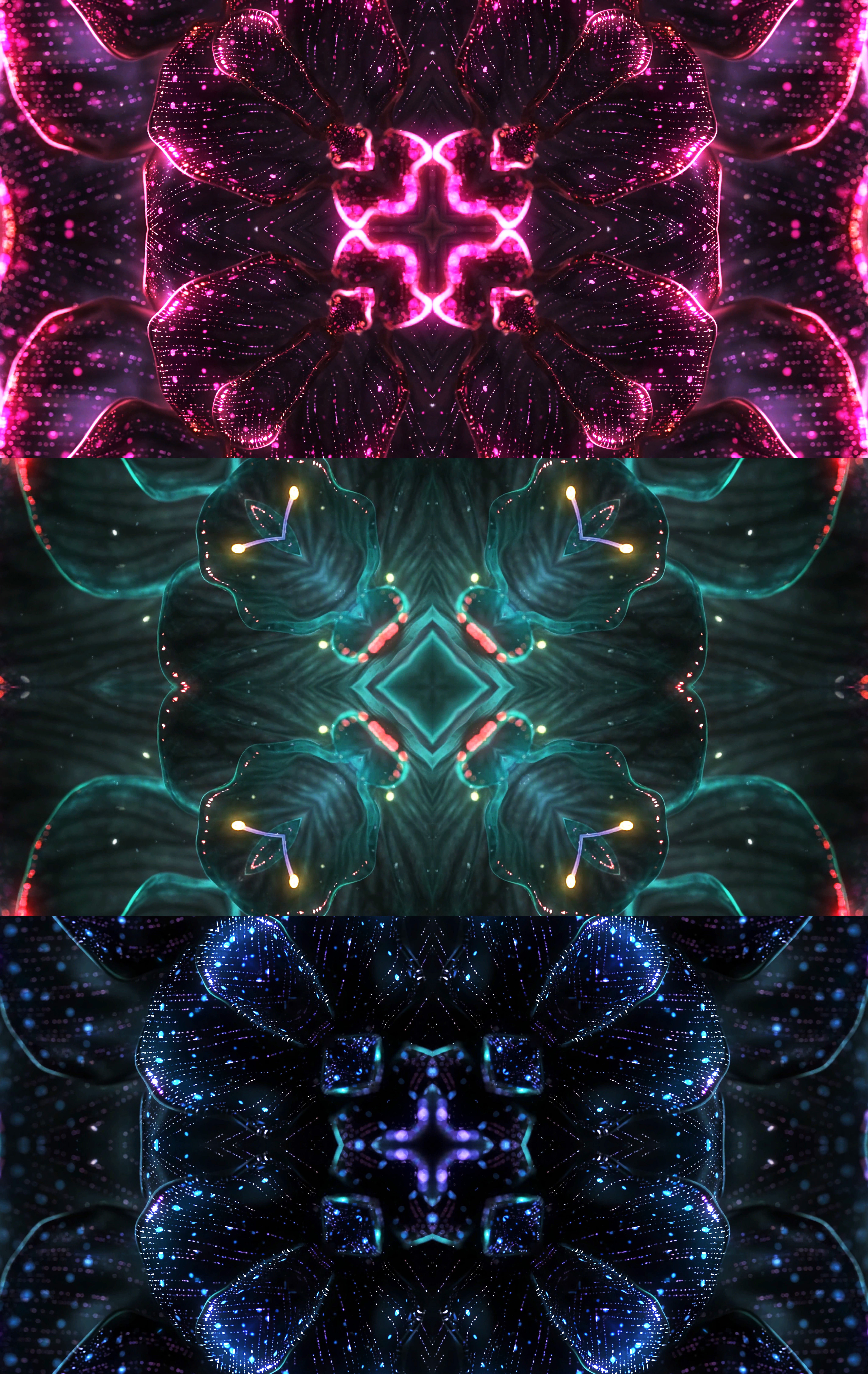 花纹投影mapping舞台背景_4096x2160_高清视频素材下载(编号:7046199)