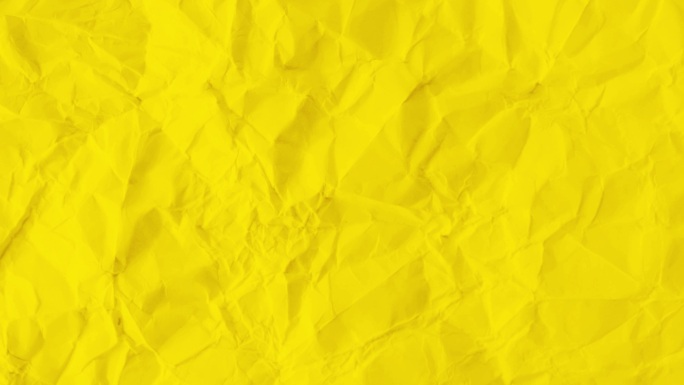 4K褶皱黄色卡纸纸张MG定格动画