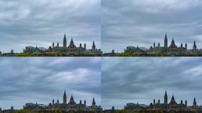 加拿大渥太华屋顶风起云涌