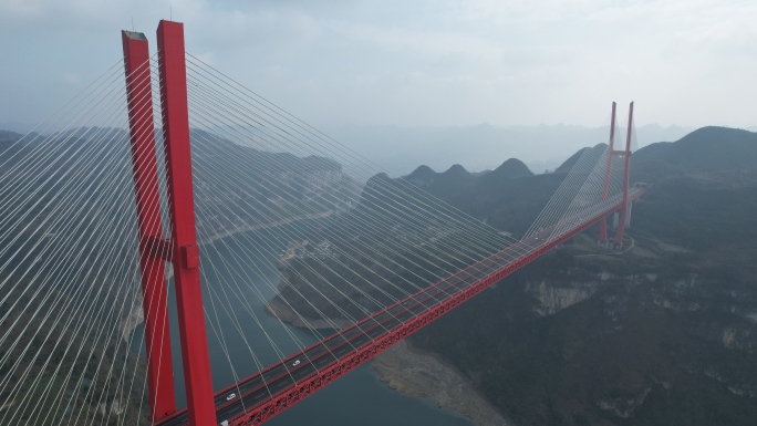2022贵州大桥鸭池河大桥航拍4K视频