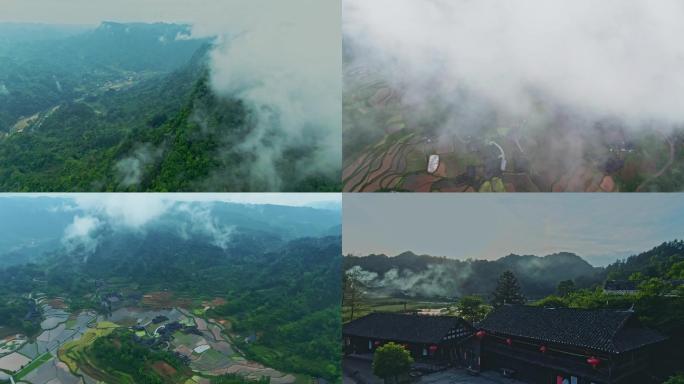 峻岭山巅千年土家风情古寨