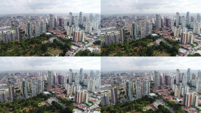 住宅区鸟瞰图生活节奏形形色色老市区