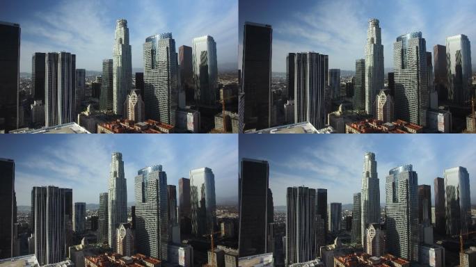 洛杉矶市中心美国地标金融中心摩天大楼