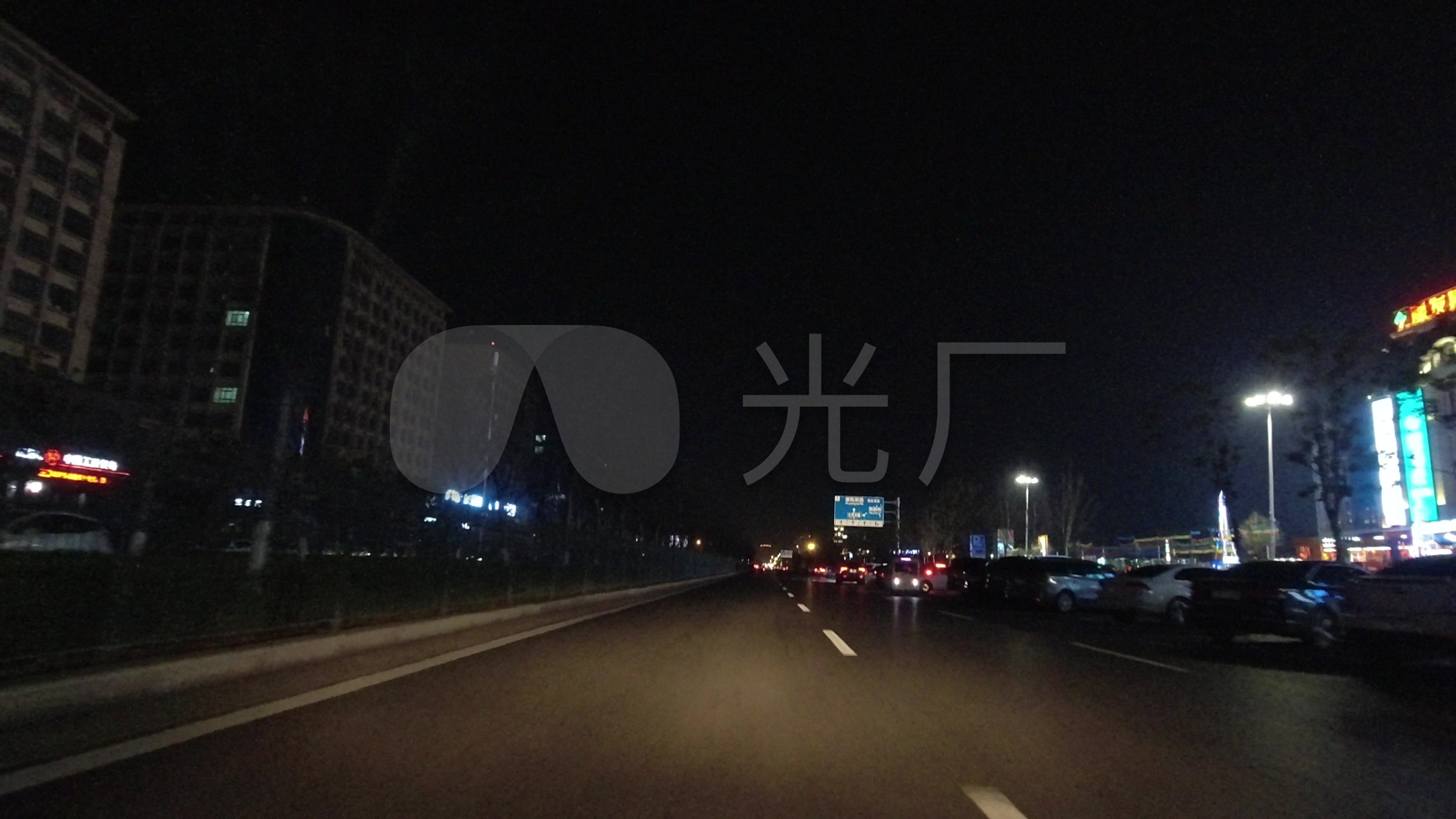 驾驶 特写 开车 行驶 过隧道 车流 夜景 交通 驾车 视频素材