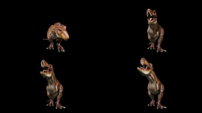 恐龙恐龙复原动画白垩纪时期动物侏罗纪公园