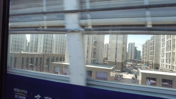 杭州地铁窗外风景
