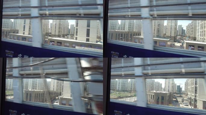 杭州地铁窗外风景