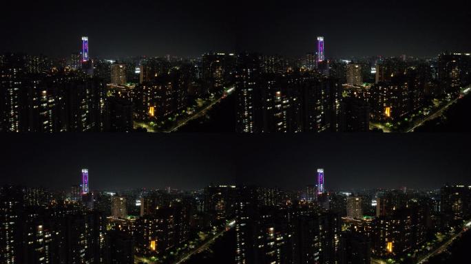 广州珠江新城夜景元旦广发证券大厦