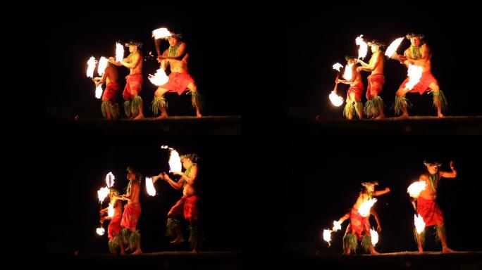 火舞演员少数民族火舞民俗表演非物质文化