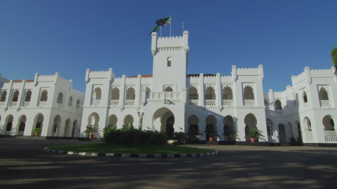 非洲坦桑尼亚市中心的总统府