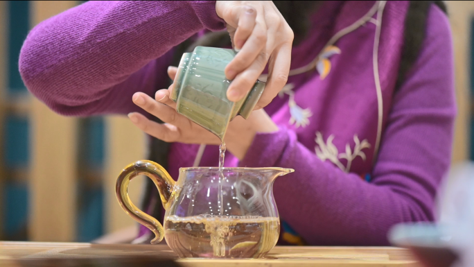 茶文化茶艺泡茶升格视频