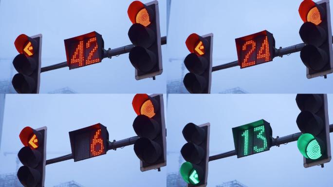 红绿灯，交通信号灯，交通，行车，出门安全